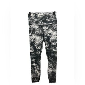 lululemon athletica Black and White Patterned Leggings